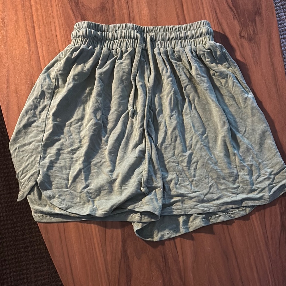 Casual Green Shorts